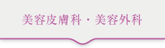 美容皮膚科・美容外科 美容皮膚科・美容外科